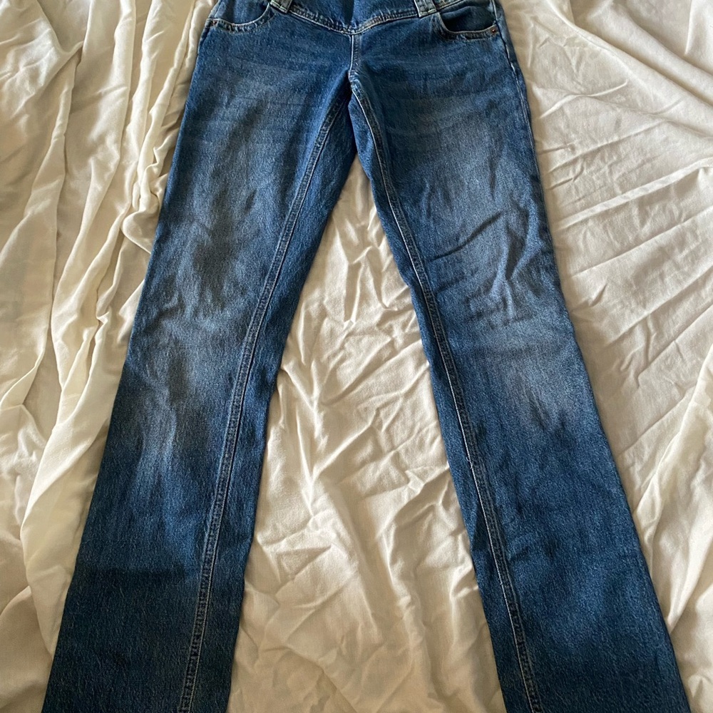 BDG Blue Boot Cut Jeans with Natural Fading